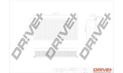 Dr!ve+ Luftfilter [Hersteller-Nr. DP1110.10.0646] für Mitsubishi von Dr!ve+