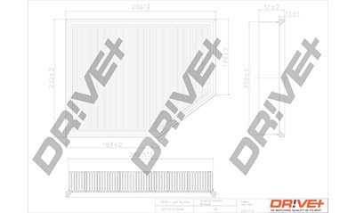 Dr!ve+ Luftfilter [Hersteller-Nr. DP1110.10.0648] für Volvo von Dr!ve+