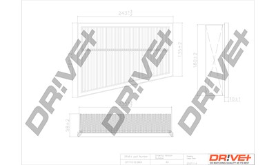 Dr!ve+ Luftfilter [Hersteller-Nr. DP1110.10.0664] für Renault von Dr!ve+