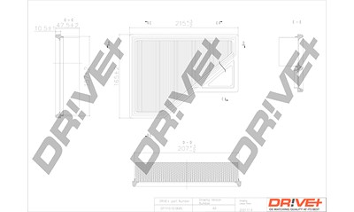 Dr!ve+ Luftfilter [Hersteller-Nr. DP1110.10.0685] für Mini von Dr!ve+