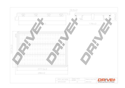 Dr!ve+ Luftfilter [Hersteller-Nr. DP1110.10.0707] für Hyundai, Kia von Dr!ve+