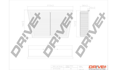Dr!ve+ Luftfilter [Hersteller-Nr. DP1110.10.0769] für Jaguar, Land Rover von Dr!ve+