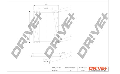 Dr!ve+ Ölfilter [Hersteller-Nr. DP1110.11.0034] für Alpina, BMW, Wiesmann von Dr!ve+