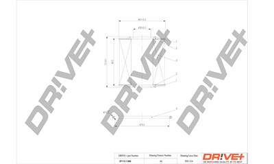 Dr!ve+ Ölfilter [Hersteller-Nr. DP1110.11.0069] für Ford, Mazda von Dr!ve+