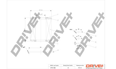 Dr!ve+ Ölfilter [Hersteller-Nr. DP1110.11.0082] für BMW von Dr!ve+