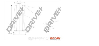 Dr!ve+ Ölfilter [Hersteller-Nr. DP1110.11.0093] für BMW von Dr!ve+