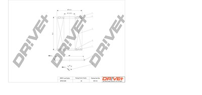 Dr!ve+ Ölfilter [Hersteller-Nr. DP1110.11.0101] für Chrysler, Jeep, Mercedes-Benz von Dr!ve+