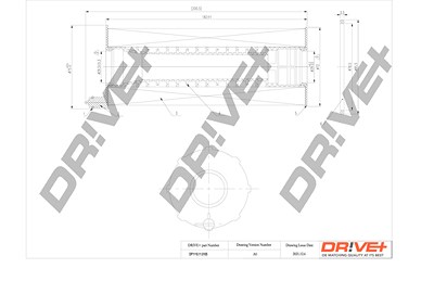 Dr!ve+ Ölfilter [Hersteller-Nr. DP1110.11.0105] für Audi, VW von Dr!ve+