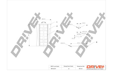 Dr!ve+ Ölfilter [Hersteller-Nr. DP1110.11.0111] für Hyundai, Kia von Dr!ve+