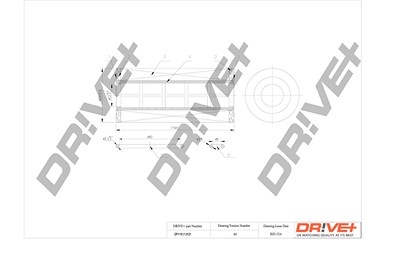 Dr!ve+ Ölfilter [Hersteller-Nr. DP1110.11.0121] für Mercedes-Benz von Dr!ve+