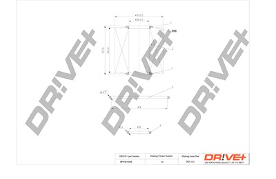 Dr!ve+ Ölfilter [Hersteller-Nr. DP1110.11.0123] für Lexus, Lotus, Subaru, Toyota von Dr!ve+