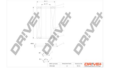 Dr!ve+ Ölfilter [Hersteller-Nr. DP1110.11.0126] für Dodge, Infiniti, Jeep, Mercedes-Benz von Dr!ve+