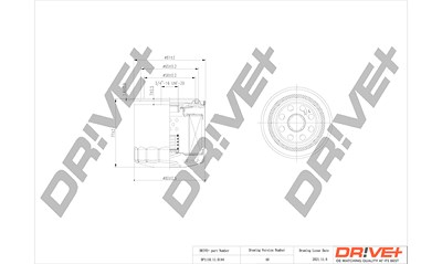 Dr!ve+ Ölfilter [Hersteller-Nr. DP1110.11.0144] für Maruti von Dr!ve+