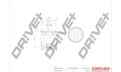 Dr!ve+ Ölfilter [Hersteller-Nr. DP1110.11.0160] für Mazda von Dr!ve+