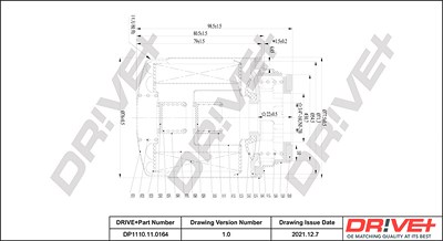 Dr!ve+ Ölfilter [Hersteller-Nr. DP1110.11.0164] für Audi, Seat, Skoda, VW von Dr!ve+