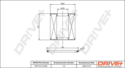 Dr!ve+ Ölfilter [Hersteller-Nr. DP1110.11.0199] für Smart von Dr!ve+