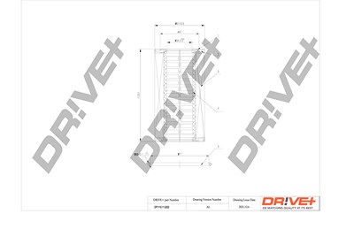 Dr!ve+ Ölfilter [Hersteller-Nr. DP1110.11.0202] für Porsche von Dr!ve+