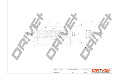 Dr!ve+ Ölfilter [Hersteller-Nr. DP1110.11.0220] für BMW, Mini von Dr!ve+