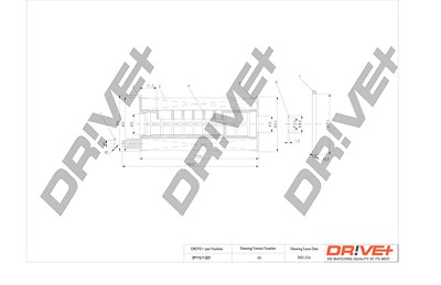 Dr!ve+ Ölfilter [Hersteller-Nr. DP1110.11.0221] für BMW, Toyota von Dr!ve+