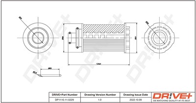 Dr!ve+ Ölfilter [Hersteller-Nr. DP1110.11.0229] für Opel von Dr!ve+