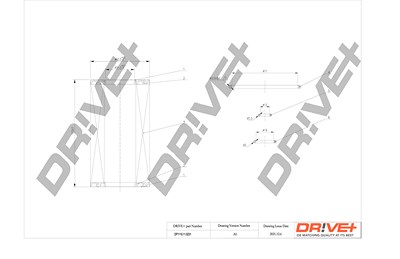 Dr!ve+ Ölfilter [Hersteller-Nr. DP1110.11.0231] für Honda von Dr!ve+