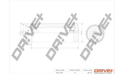 Dr!ve+ Ölfilter [Hersteller-Nr. DP1110.11.0261] für Audi von Dr!ve+