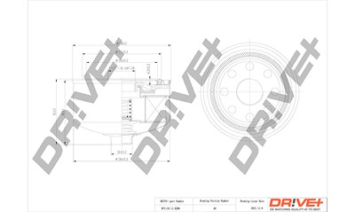 Dr!ve+ Ölfilter [Hersteller-Nr. DP1110.11.0286] für VW von Dr!ve+