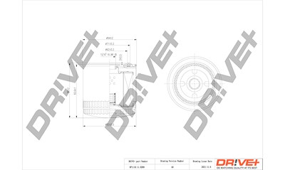 Dr!ve+ Ölfilter [Hersteller-Nr. DP1110.11.0289] für Rover, Honda von Dr!ve+