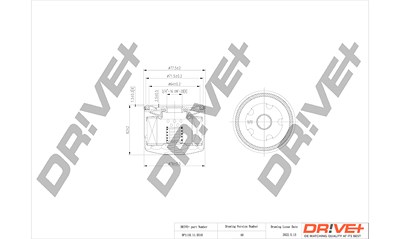 Dr!ve+ Ölfilter [Hersteller-Nr. DP1110.11.0310] für Ford von Dr!ve+