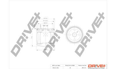 Dr!ve+ Ölfilter [Hersteller-Nr. DP1110.11.0311] für Opel von Dr!ve+