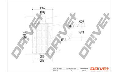 Dr!ve+ Ölfilter [Hersteller-Nr. DP1110.11.0333] für Chevrolet, Opel von Dr!ve+