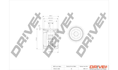 Dr!ve+ Ölfilter [Hersteller-Nr. DP1110.11.0335] für Hyundai von Dr!ve+