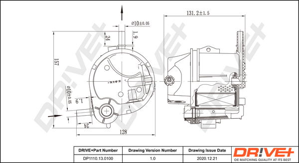 Kraftstofffilter Dr!ve+ DP1110.13.0100 von Dr!ve+