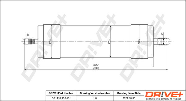 Kraftstofffilter Dr!ve+ DP1110.13.0161 von Dr!ve+