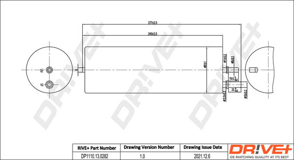 Kraftstofffilter Dr!ve+ DP1110.13.0282 von Dr!ve+