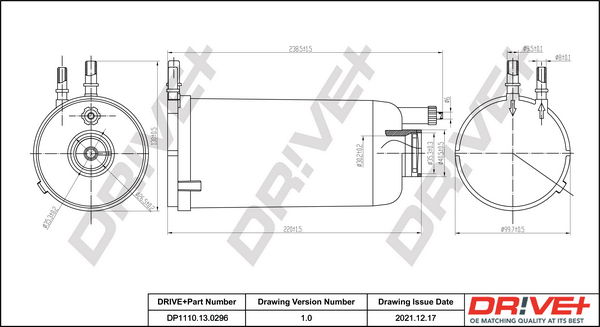 Kraftstofffilter Dr!ve+ DP1110.13.0296 von Dr!ve+