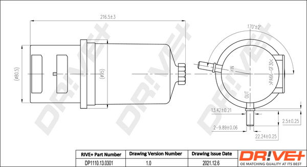 Kraftstofffilter Dr!ve+ DP1110.13.0301 von Dr!ve+