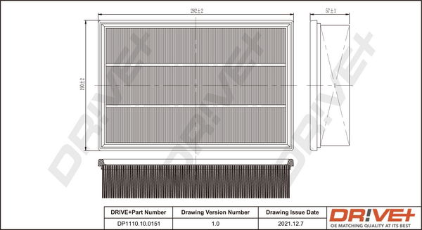 Luftfilter Dr!ve+ DP1110.10.0151 von Dr!ve+