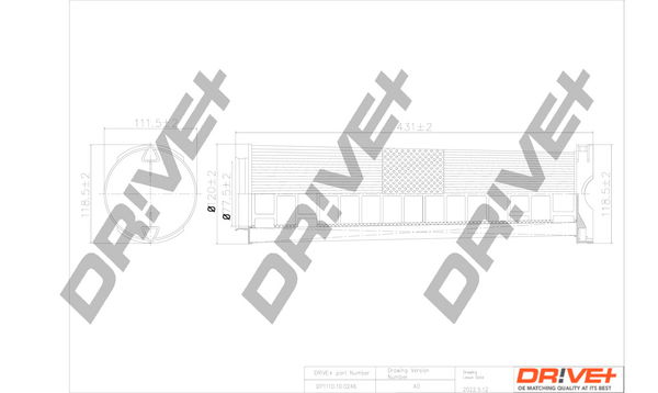 Luftfilter Dr!ve+ DP1110.10.0246 von Dr!ve+