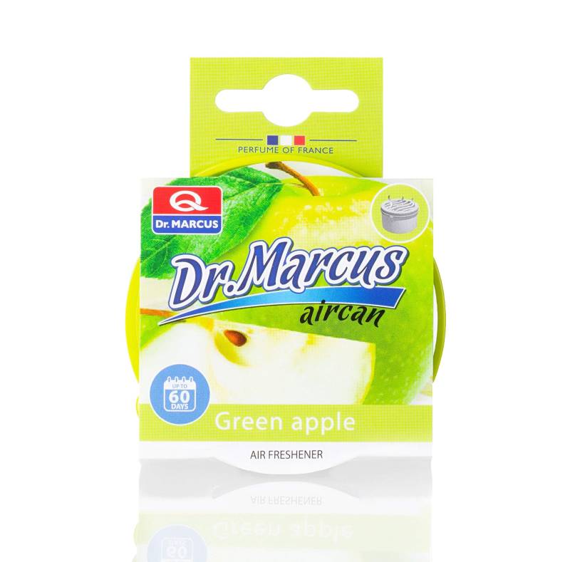 Dr. Marcus Aircan Green Apple Pad Duftdose Lufterfrischer Autoduft. von Dr Marcus