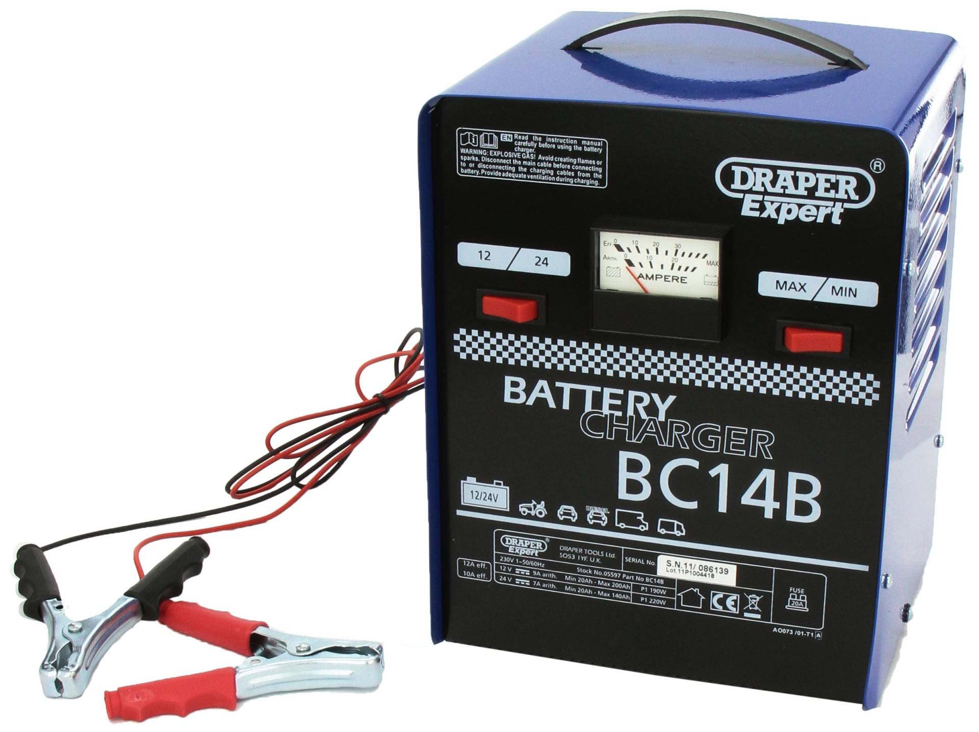 Draper 05597 Batterieladegerät 230 V von Draper