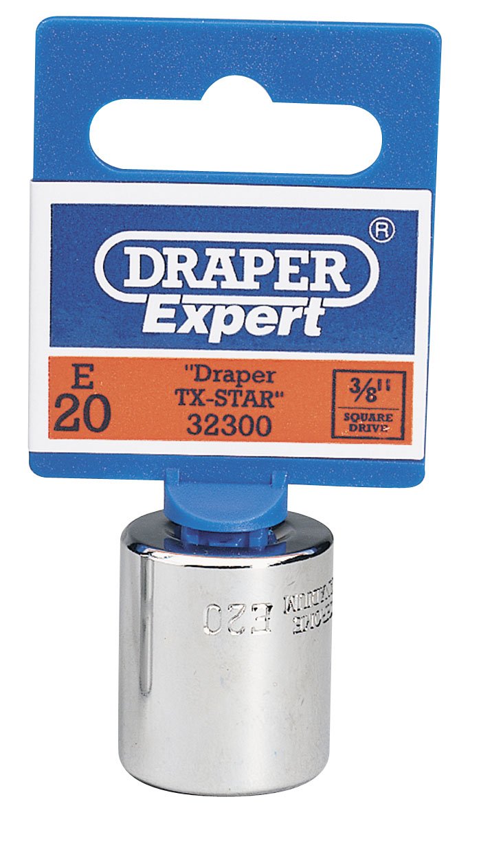 Draper 32300 Torx-Stecknuss E20 3/8 Zoll von Draper