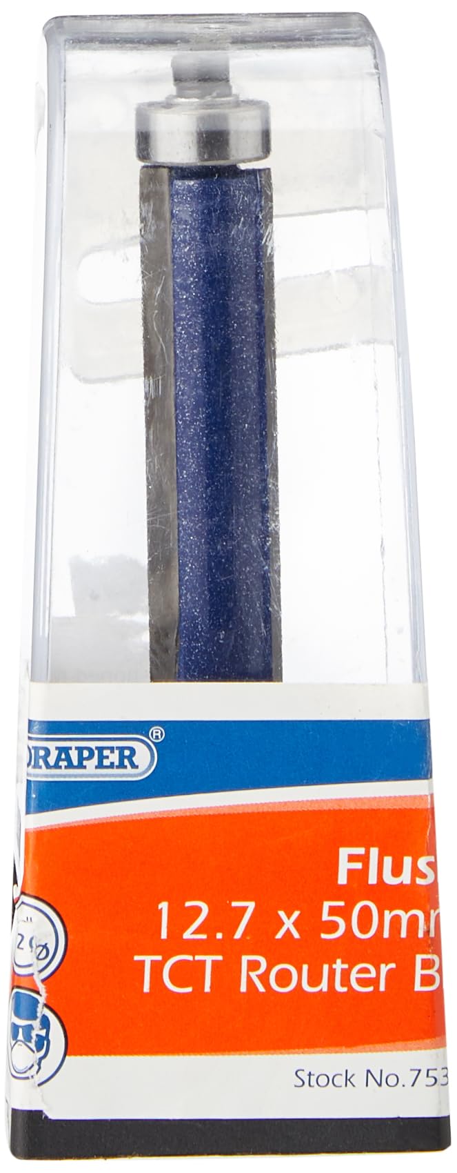 Draper 75352 Oberfräse 1/2-Zoll gerade 12,7 mm x 50mm, Wolframkarbidspitze von Draper