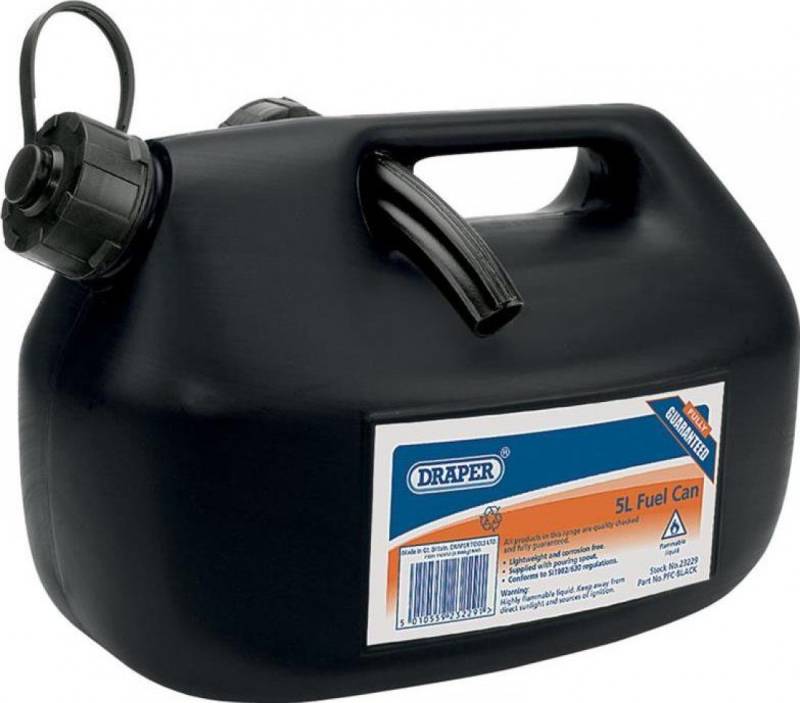 Draper Benzinkanister aus Kunststoff, 5 L von Draper