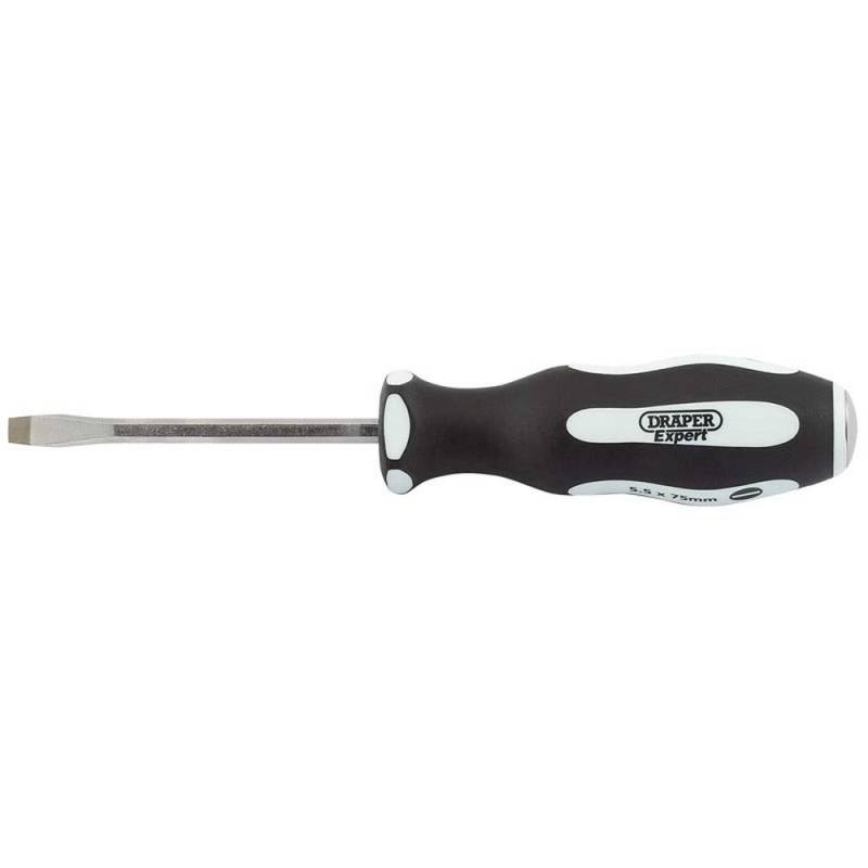 Draper Expert 35181 Pound Thru Soft Grip Schraubendreher Schlitz 6,5 x 100 mm von Draper