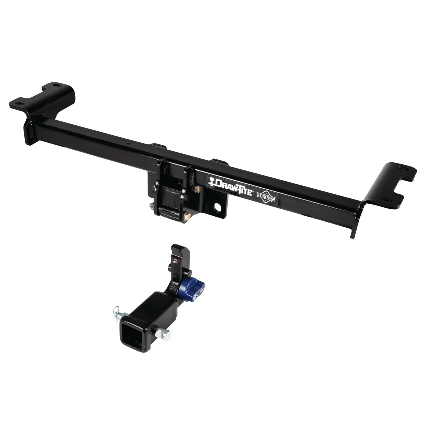 Draw-Tite Hidden Hitch 76902 Komplett versteckte Anhängerkupplung 2 Zoll Abnehmbarer Empfänger Schwarz Kompatibel mit 2010-2022 Acura RDX von Draw-Tite