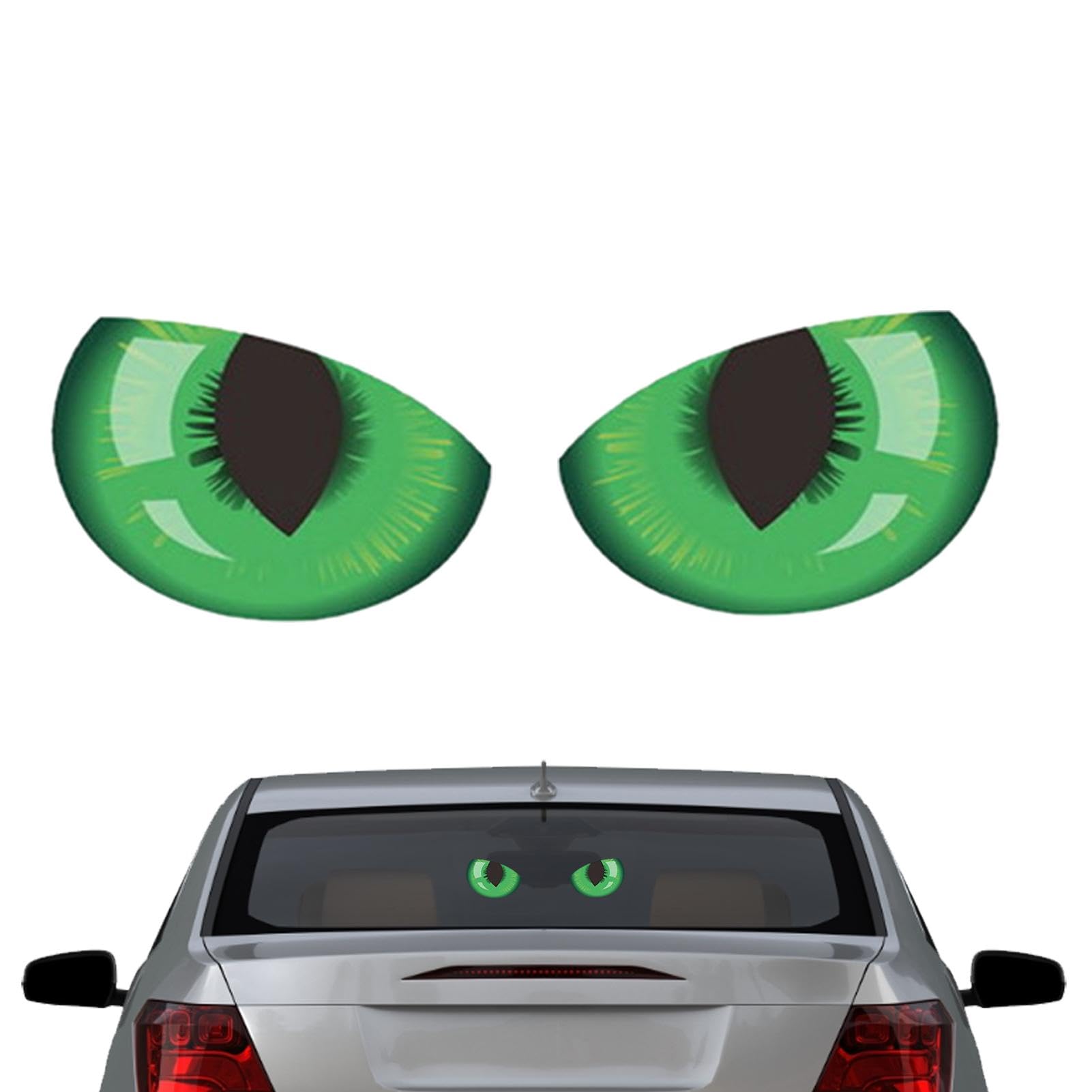 Dreuhuing Reflektierende Augenaufkleber fürs Auto, Lustiger 3D-Autoaufkleber mit spähendem Auge, Lustige Autoaufkleber, langlebige Autoaufkleber für Auto, Fenster, Wand von Dreuhuing