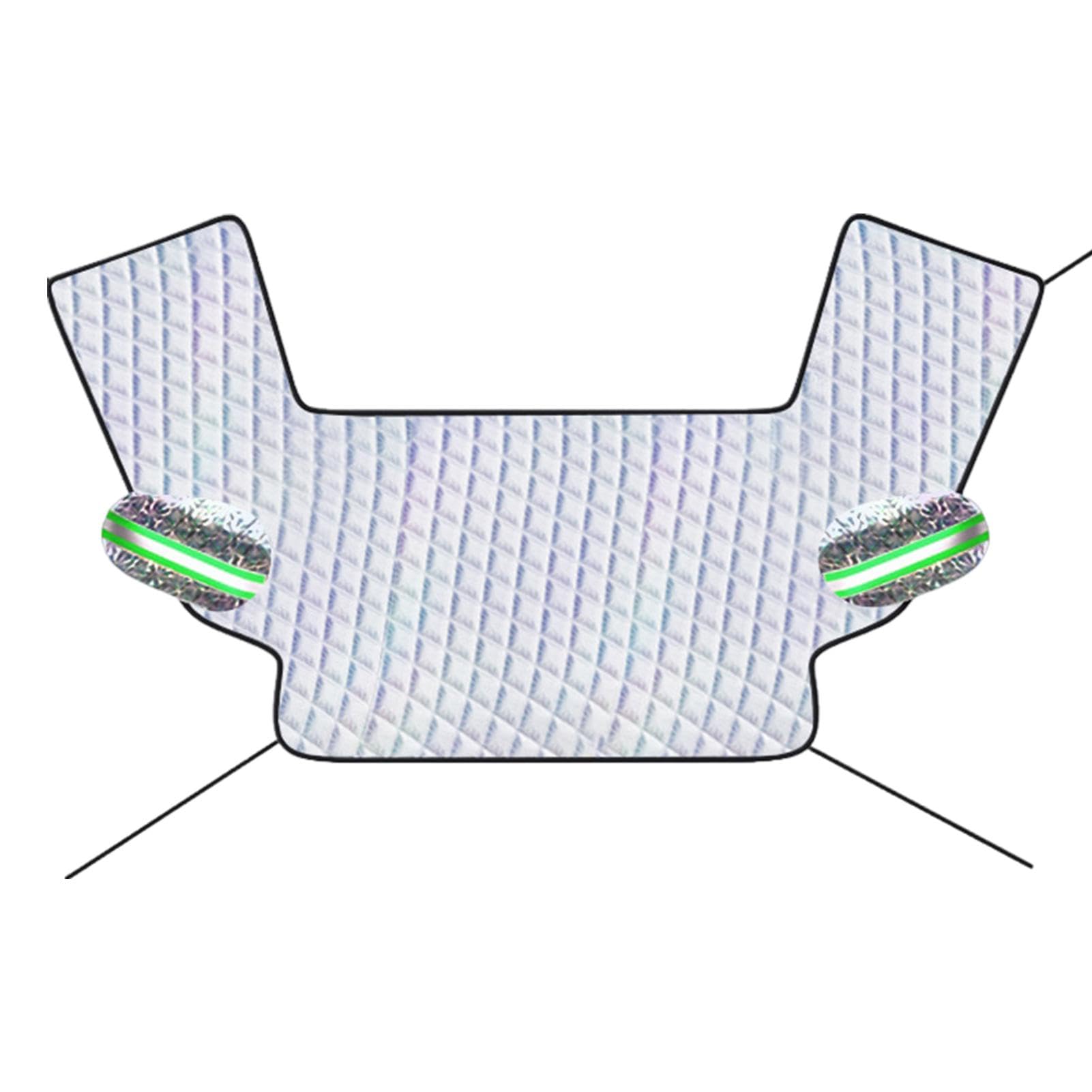 Dreuhuing Sonnenschutz für die Windschutzscheibe – Front- und Seitenfenster – verdickt, einfach aufzubauen, Sonnenschutz für die Windschutzscheibe hält Ihr Fahrzeug kühl von Dreuhuing