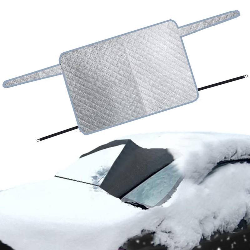 Heckscheibenabdeckung, Auto Heckscheibe Schneeabdeckung, Magnetische Autoabdeckung mit 5 Magnet, Winter Auto Windschutzscheibenabdeckungen, Auto Eisschutz Frostschutz Winddichte Abdeckung von Dreuhuing