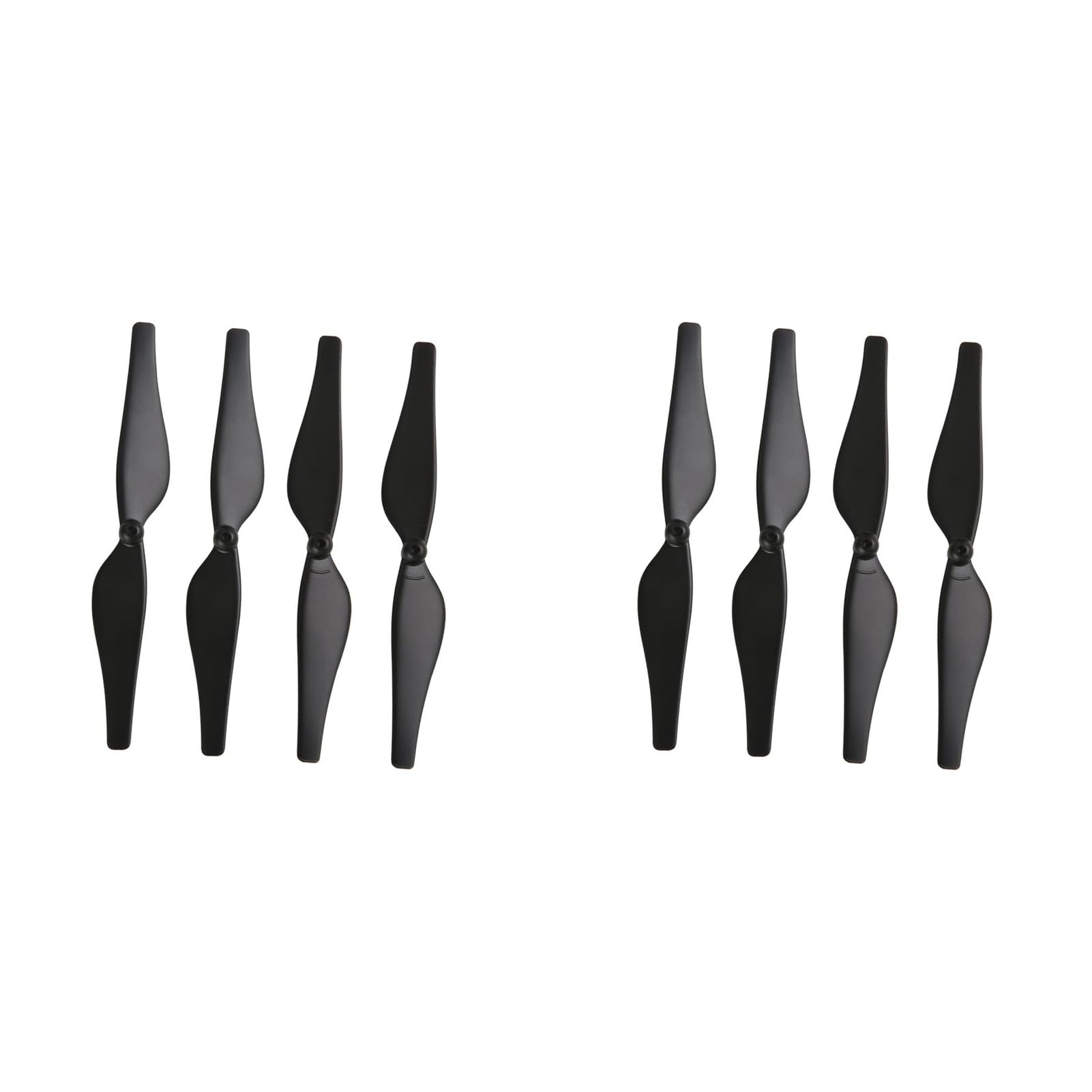 8PCS RC Propeller Blade, Carbon Fiber Prop 2 Vane Kunststoff Low Noise RC Flugzeug Blade für DIY Flugzeug Drohne von Drfeify